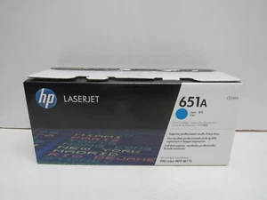 GENUINE HP CE341A (651A) CYAN TONER CARTRIDGE - Bild 1 von 2
