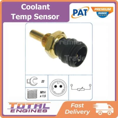 PAT Premium Coolant Temp Sensor fits Mercedes Benz 200 W124 3.0L 6Cyl M 103.983 - image 1 of 2