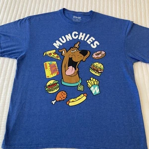 T-shirt uomo Scooby Doo Scooby Head circondata da Munchies Hanna-Barbera taglia XL - Foto 1 di 9