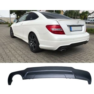 Mercedes W204 C204 Diffusor Heckansatz Stoßstange Hinten für AMG Paket 4. Zyl. - Bild 1 von 1