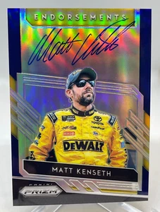 Matt Kenseth 2019 Panini Prizm Endorsements Auto Blue Prizm #43/75 NASCAR - Bild 1 von 3