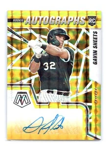 2022 Mosaic #RAM-GS Gavin Sheets Gold Mosaic Rookie Auto 2/10 White Sox - Bild 1 von 2