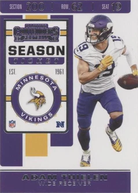 2019 Panini Contenders Adam Thielen #65