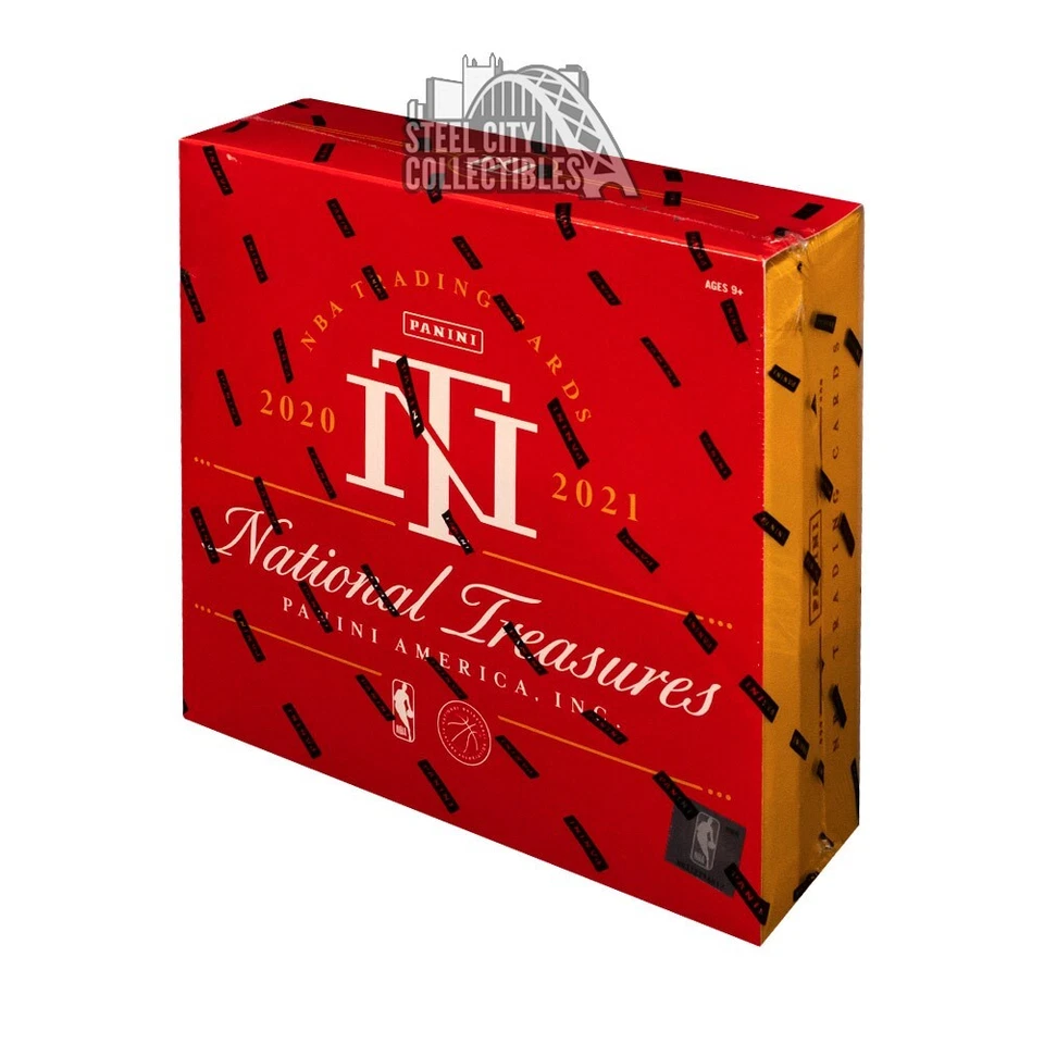 Panini National Treasures 2020-21 Basketball Hobby Box (10 Cards)
