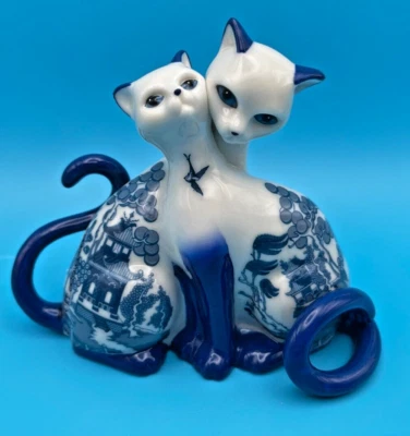 Figura gato porcelana Bringing Blessings for Calm Meow-mories Foto 1 de 4