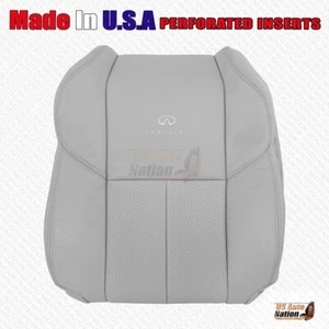 2003 to 2007 Fits Infiniti G35 Coupe Driver Top Perforated Leather Cover Gray - Bild 1 von 8