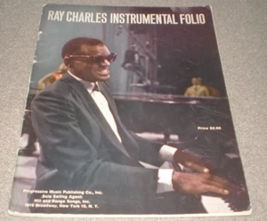 Ray Charles Instrumental Folio 1963 Pressing 13 Songs Piano Solo SONGBOOK RARE - Picture 1 of 1