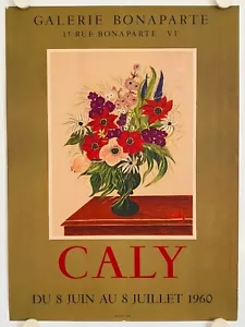 Affiche CALY 1960 Exposition Galerie Bonaparte Paris - Mourlot - Imagen 1 de 3