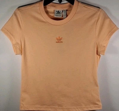 Camiseta Adidas JC8971 Feminina Small Essentials Slim, Rosa Brilhante - Imagem 1 de 3