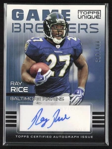 2009 Topps Unique Game Breakers Auto /400 Ray Rice #GA-RR Ravens - Picture 1 of 2