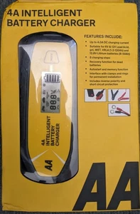 AA Smart Intelligent Battery Charger (AA0725) 12V 4A with LCD Display. - Picture 1 of 3