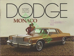 Händlerprospekt - 1975 Dodge Monaco - 8 Seiten - Bild 1 von 3