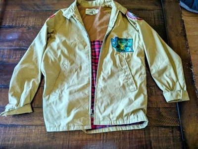 Jaqueta de trilha Pacific Crest vintage com remendos bordados caça WA - Imagem 1 de 4