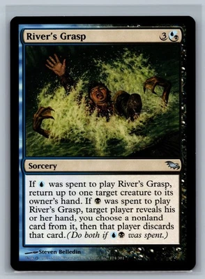 Magic The Gathering Shadowmoor River's Grasp #174/301 MTG TCG CCG - Image 1 of 2