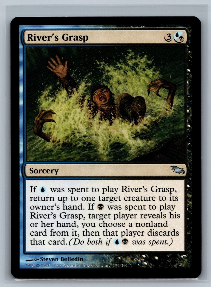 Magic The Gathering Shadowmoor River's Grasp #174/301 MTG TCG CCG - Image 1 of 2