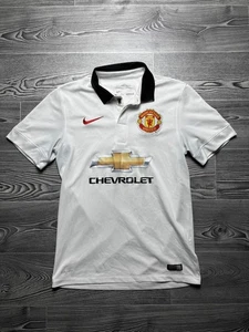 MAGLIA TRASFERTA MANCHESTER UNITED FC 2014-15 NIKE 611032-106 CALCIO TAGLIA S - Foto 1 di 14