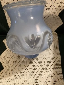 Vintage Rare Blue Glass Gobe for Light Fixture - Picture 1 of 1