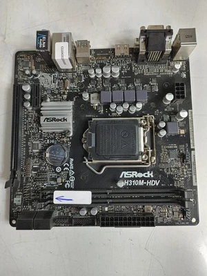Placa Base ASRock H310M-HDV Intel LGA 1151 DDR4 De Escritorio - Imagen 1 de 4