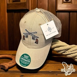 Dueling Pistols Embroidered Patch Legacy Dashboard Trucker Hat - Picture 1 of 6