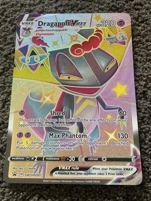 Pokemon Dragapult VMAX SWSH097 Holo Black Star Promo Jumbo Card NM/M - Image 1 of 4