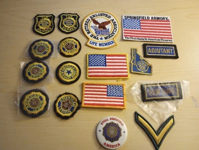 Lote De 22 Parches De Colección Legión Americana Nuevos Sellados Bandera Americana Hierro Sobre Águila - Imagen 1 de 4