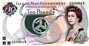 Isle of Man 10 Pounds 1998 " UNCIRCULATED " Pick # 44a - Picture 1 of 3