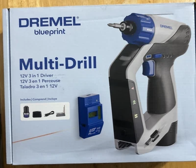 Dremel Blueprint 12V 3-in-1 Driver Multi-Drill Kit (F013DD12AA)... FREE S&H! - Image 1 of 2