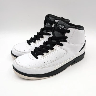 Air Jordan 2 Retro "Wing It" Kids Size 6.5Y Womens US 8 834283-103 White/Black - Image 1 of 4