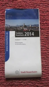 älterer Stadtplan Rosenheim Faltplan - Bild 1 von 3