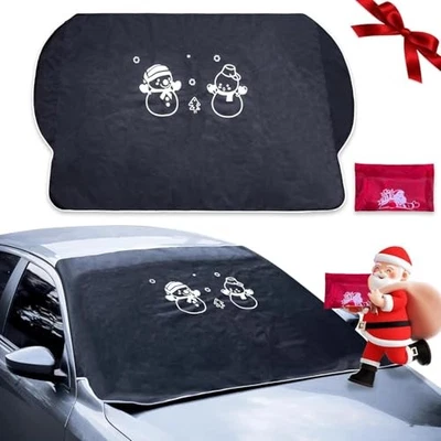  Чехол на лобовое стекло для льда и снега | сверхпрочная оксфордская ткань 600D | 71x50 - Изображение 1 из 4