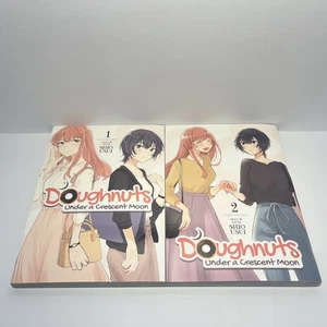 Doughnuts Under a Crescent Moon Vol. 1 & 2 Manga Lot - NEW - Picture 1 of 4