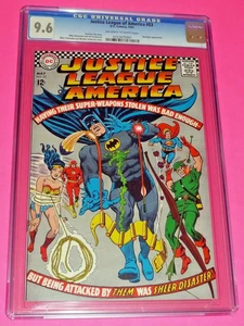 1967 JUSTICE LEAGUE OF AMERICA 53 CGC 9.6 OW/White NM+ Hawkgirl WW Bondage cover - Picture 1 of 3