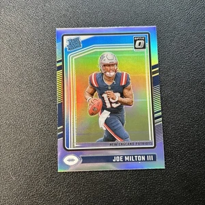 2024 Donruss Optic Football JOE MILTON III Silver Holo Rated Rookie RC - Picture 1 of 3