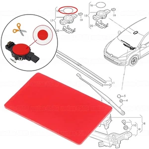 Universal Car Front Windshield Rain Sensor Gel Pad Glue Sticker 6.7*4.2cm - Picture 1 of 7