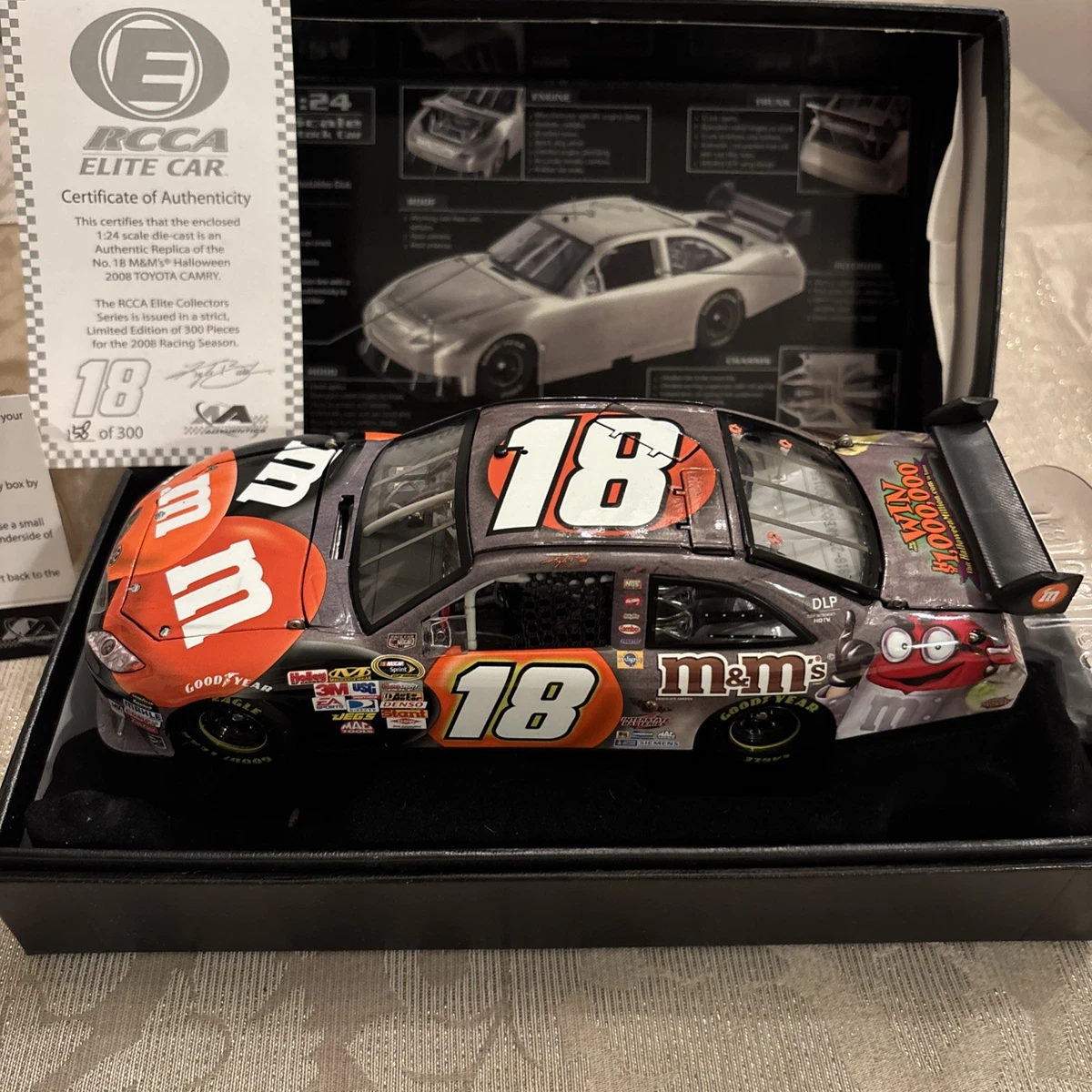 Preços baixos em Kyle Busch NASCAR Diecast Carros de Corrida 2008