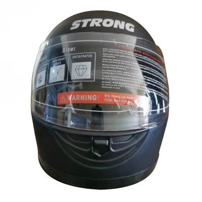 STRONG Motorradhelm Integralhelm Jet Helm Rollerhelm Kopfumfang 58-60cm Schwarz&Rot Neu