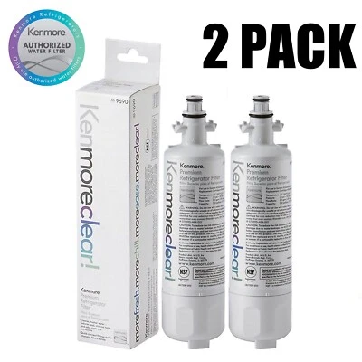 2 Pack 9690 Kenmore 469690 Replacement Refrigerator Water Filter Fit LG LT700P