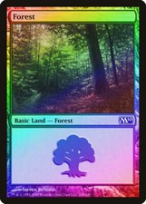 Forest (248) FOIL Magic 2010 / M10 HEAVILY PLD Basic Land MAGIC CARD ABUGames