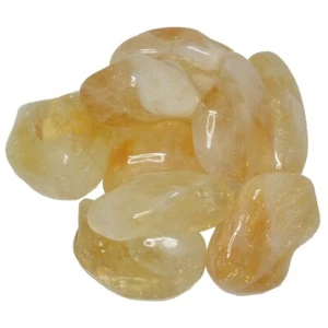 Piedras caídas de citrino de 1/2 lb - grado 2 - ancho XL - 1,5"" a 2"" Avg. - Imagen 1 de 3