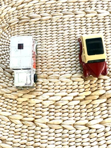 2 Mattel Hot Wheel Rare Cars- 1- Block of Wood Red and maroone and 1 silver - Picture 1 of 13