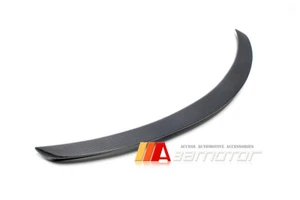Carbon Fiber C63 A V-2 Type Rear Trunk Spoiler fits Mercedes W205 C-Class Sedan - Imagen 1 de 4
