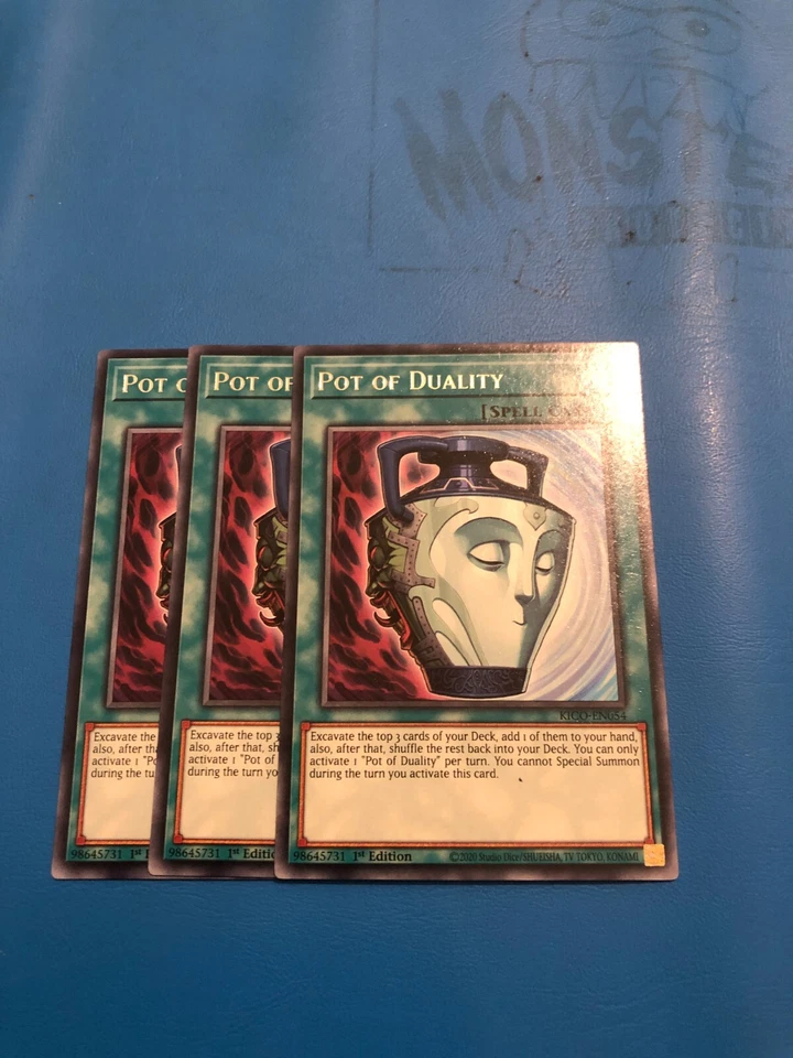 3x Rare Pot Of Duality KICO-EN054 1st Edition - Image 1 of 1