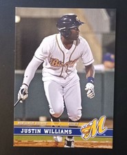 2017 Grandstand Montgomery Biscuits Justin Williams #4