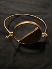 Paparazzi Timber Trade Brown Hook Closure Wood And Gold  Bracelet New Nwt