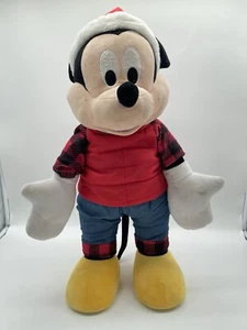 Mickey Mouse 23" Plush Door Greeter/Stopper Christmas Holiday Mickey Mouse Plush - Picture 1 of 12