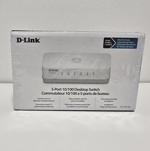 D-LINK (GO-SW-5E) 5-Port 10/100 Desktop Network Ethernet Switch - SEALED BOX - Bild 1 von 6