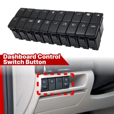 Botón interruptor tablero instrumentos para Mazda RX-8 Mazda 3/5/6/CX-7/CX-9/RX-8/Ford Ranger PX Foto 1 de 4