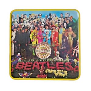 Beatles Sgt Peppers Puzzle Two-Sided 300 Piece 2002 Metal Tin *Missing One Piece