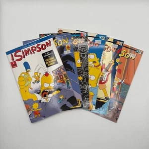 Italian The Simpsons comics vol. 1-6 - Picture 1 of 10