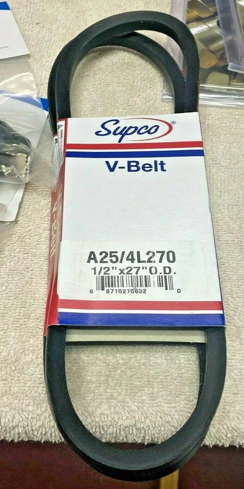 SUPCO, Belt, V-Belt, Multi-Plus Dual Brand V-BelT, A25, 4L270, 1/2" X 27" O.D. - Image 1 of 1